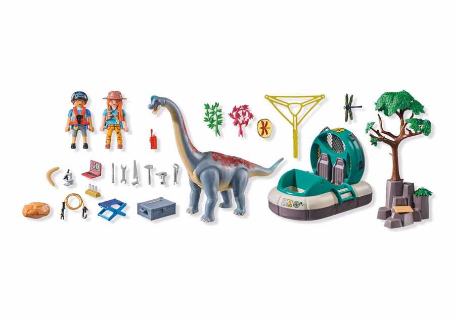 Brachiosaurus med svävare