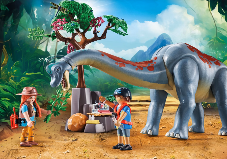 Brachiosaurus med svävare