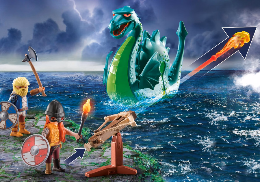 Vikingar med sjömonster
