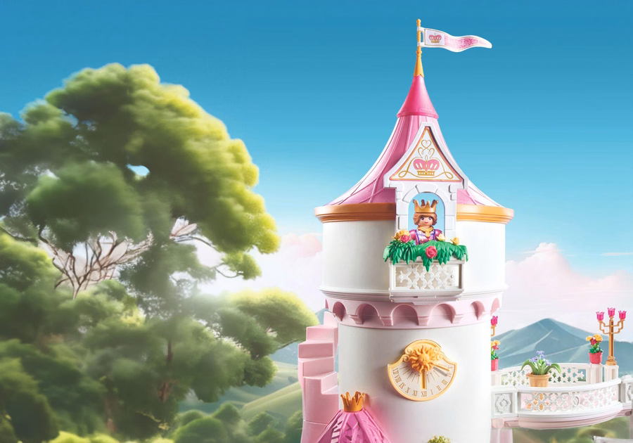 XL Prinsessslott med kungapar