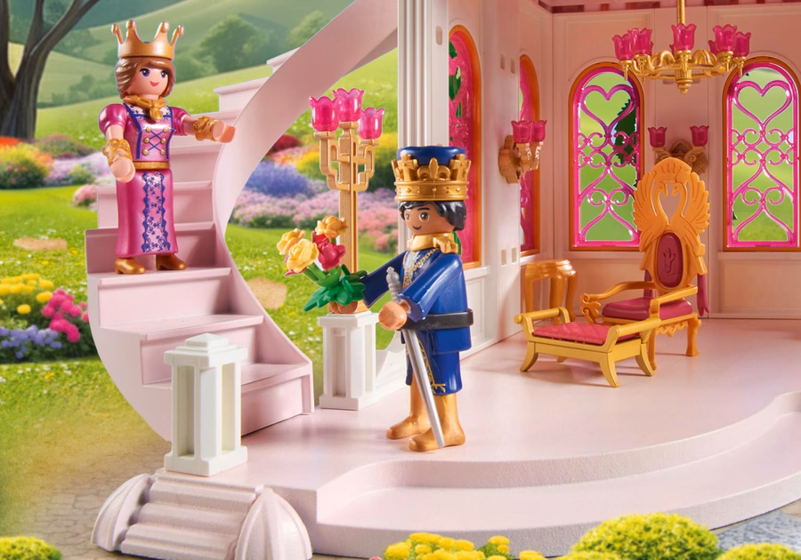 XL Prinsessslott med kungapar