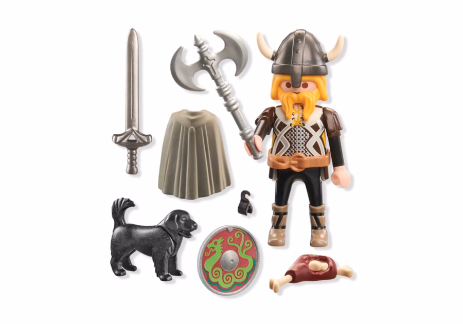 Viking med vakthund